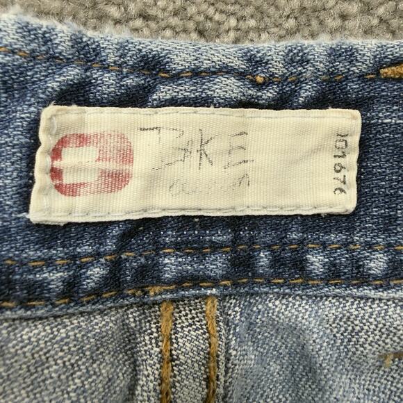 BKE Wendi Stretch Bootcut Medium Wash Denim Jeans Womens 31x31.5 Distressed Y2K - Picture 9 of 12